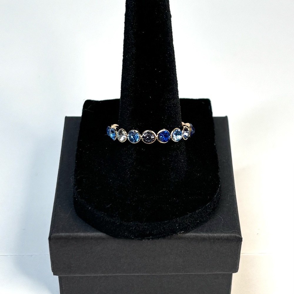 Alice Cubic Zirconia Ring (blue)